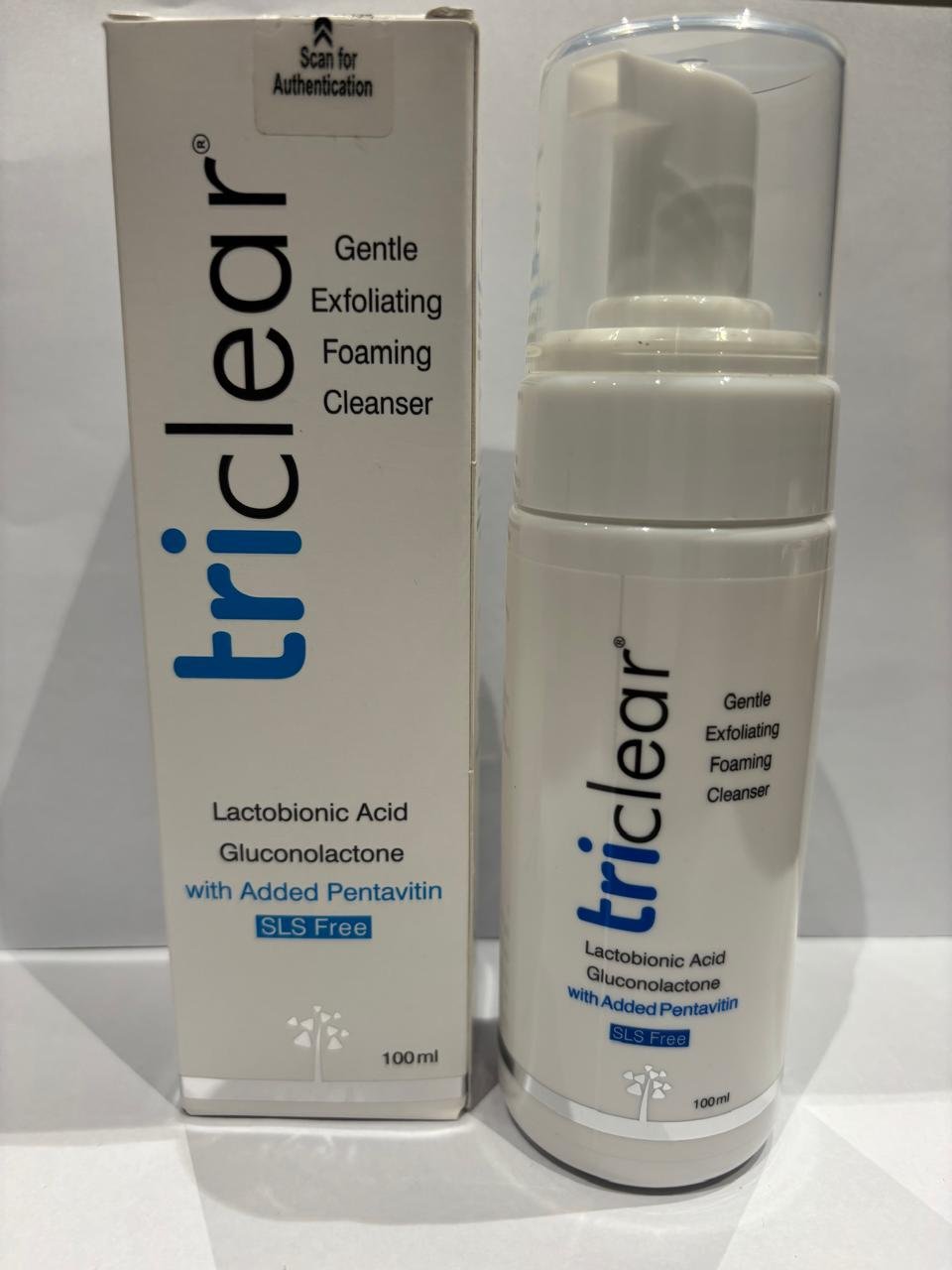 Triclear Gentle Exfoliating Foaming Cleanser 100ml